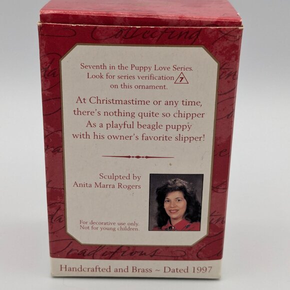 Hallmark Keepsake Puppy Love 1997, 7th in the Puppy Love Series, Ornament - Picture 9 of 11